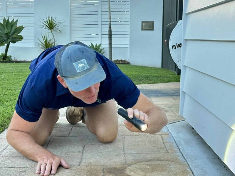 Stuart Slater performing a Building and Pest Inspections
